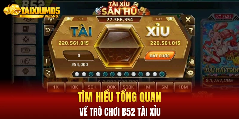 Tìm hiểu tổng quan về trò chơi B52 tài xỉu